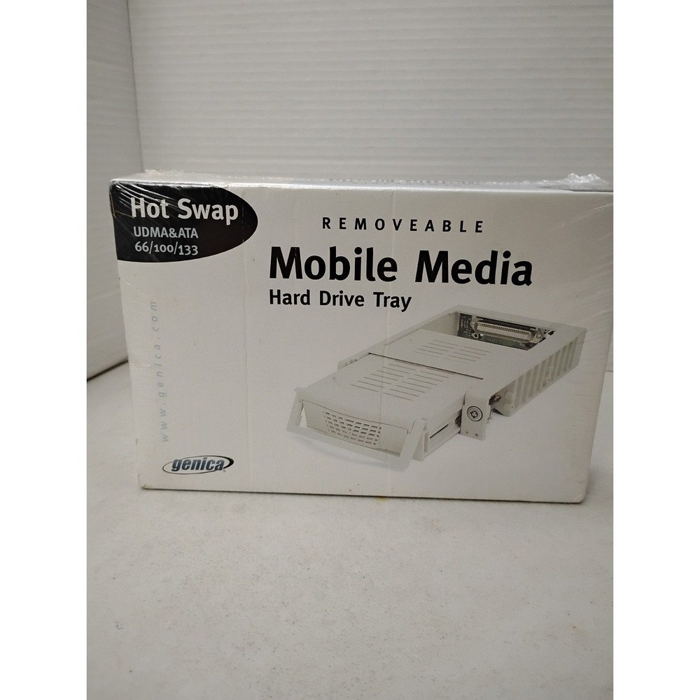 Genica GN-210 Mobile Rack Hard Drive Tray Hot Swap 5.25 Bay IDE PATA Vintage